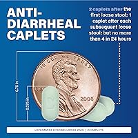 Vista 2 de MAJOR Tabletas de clorhidrato de loperamida antidiarreica, 2 mg – Ayuda a controlar los síntomas de la diarrea – 24 comprimidos (1 paquete)