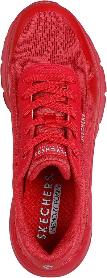 skechers memory foam red