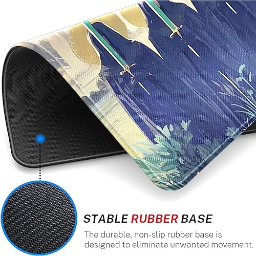 Miniatura 2 de MTG - Tapete de juego con bordes cosidos, alfombrillas MTG para MTG DTCG CCG RPG Trading Card de 24 x 14 pulgadas, alfombrillas de juego TCG,