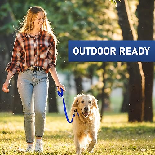 Miniatura 9 de Biothane - Correa para perro extra resistente, fabricada en Estados Unidos, correas impermeables para perros grandes, medianos y pequeños, correa de