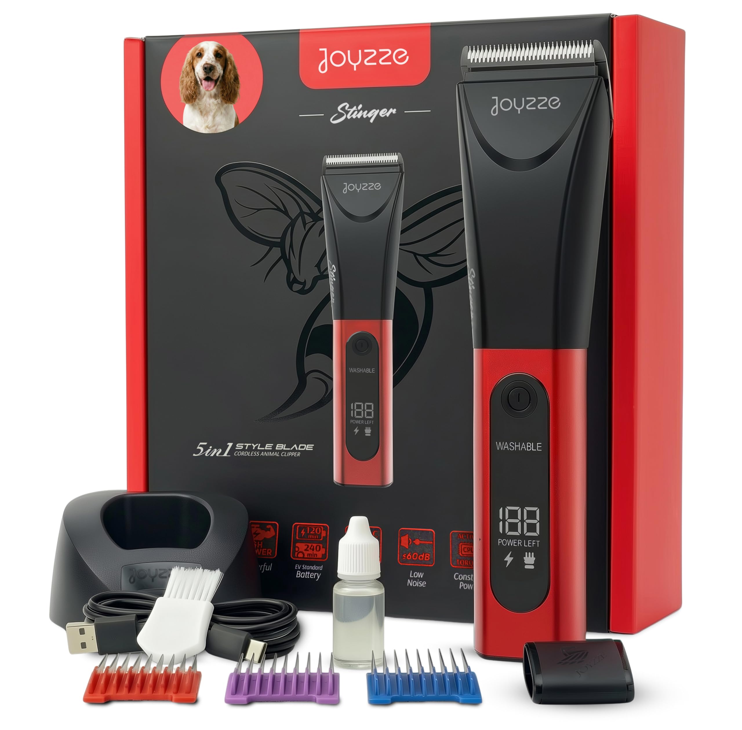 Joyzze Stinger 5in1 バリカン Amazon.com : JOYZZE Stinger 5-in-1 Cordless Clipper - Powerful and