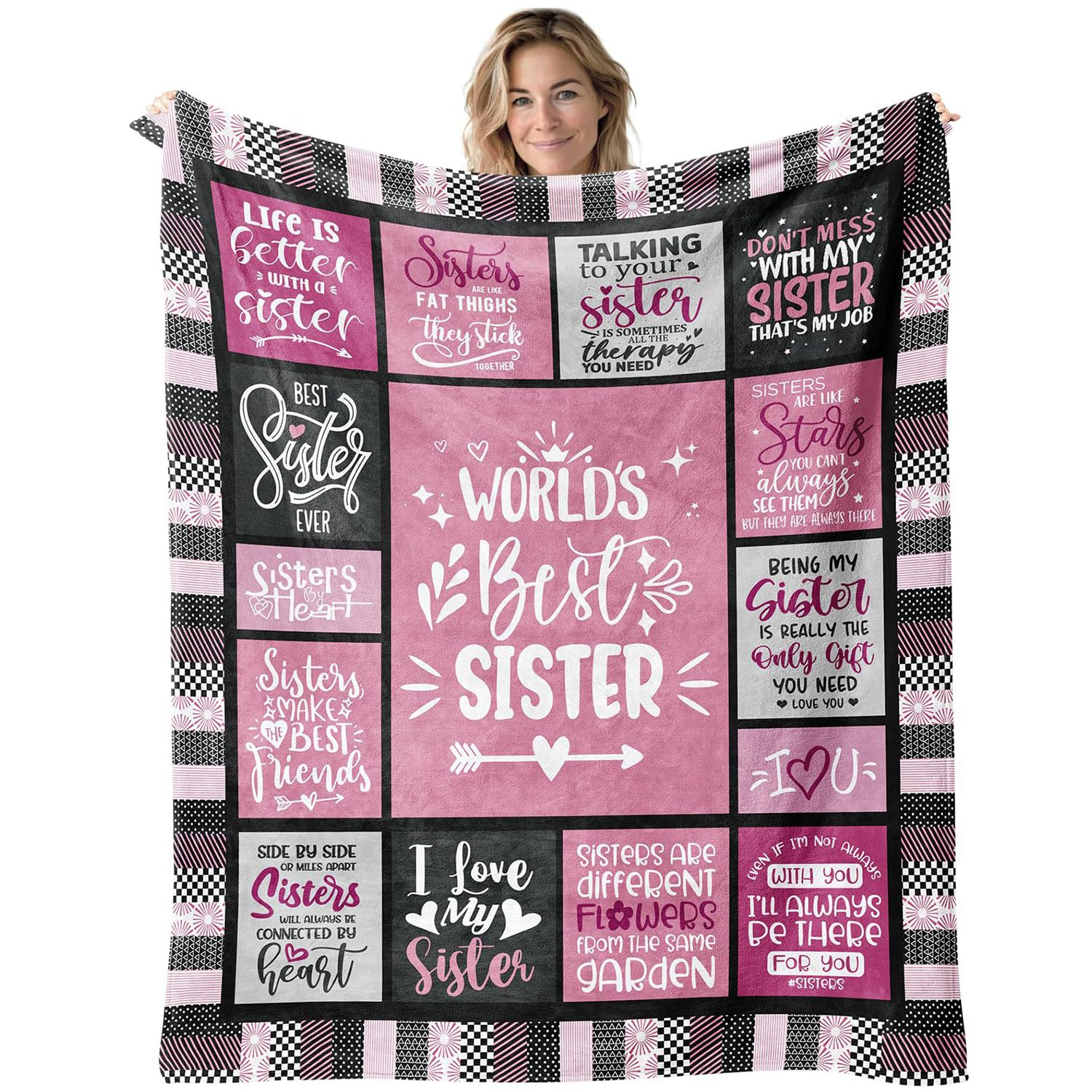 Mifklmv Women's A Best Friend Blanket Gifts, Friendship Blanket For Bestie Blankets Gifts For Besties, Friends, Sisters, Present For Friend On Mothers Day Wedding Retirement Galentines Christmas