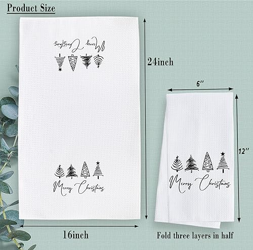 Miniatura 2 de ZWZXR Toallas de cocina de invierno de Navidad, decoración de baño, decoración de árbol de Navidad, decoración de Navidad e invierno, toalla de