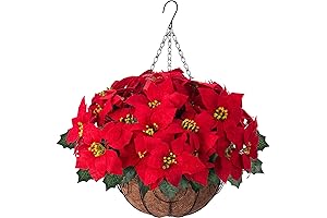 Artificial Hanging Christmas Baskets