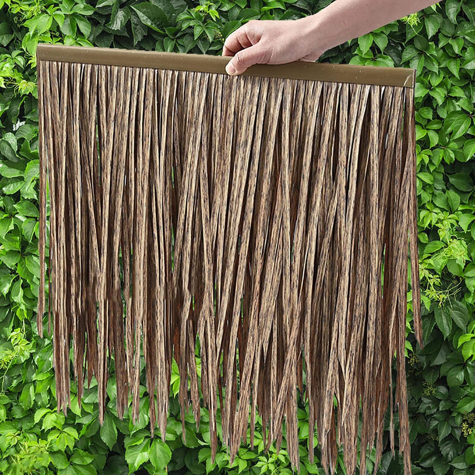 Toiture en chaume durable pour cabane de jardin et clôture extérieure occultante