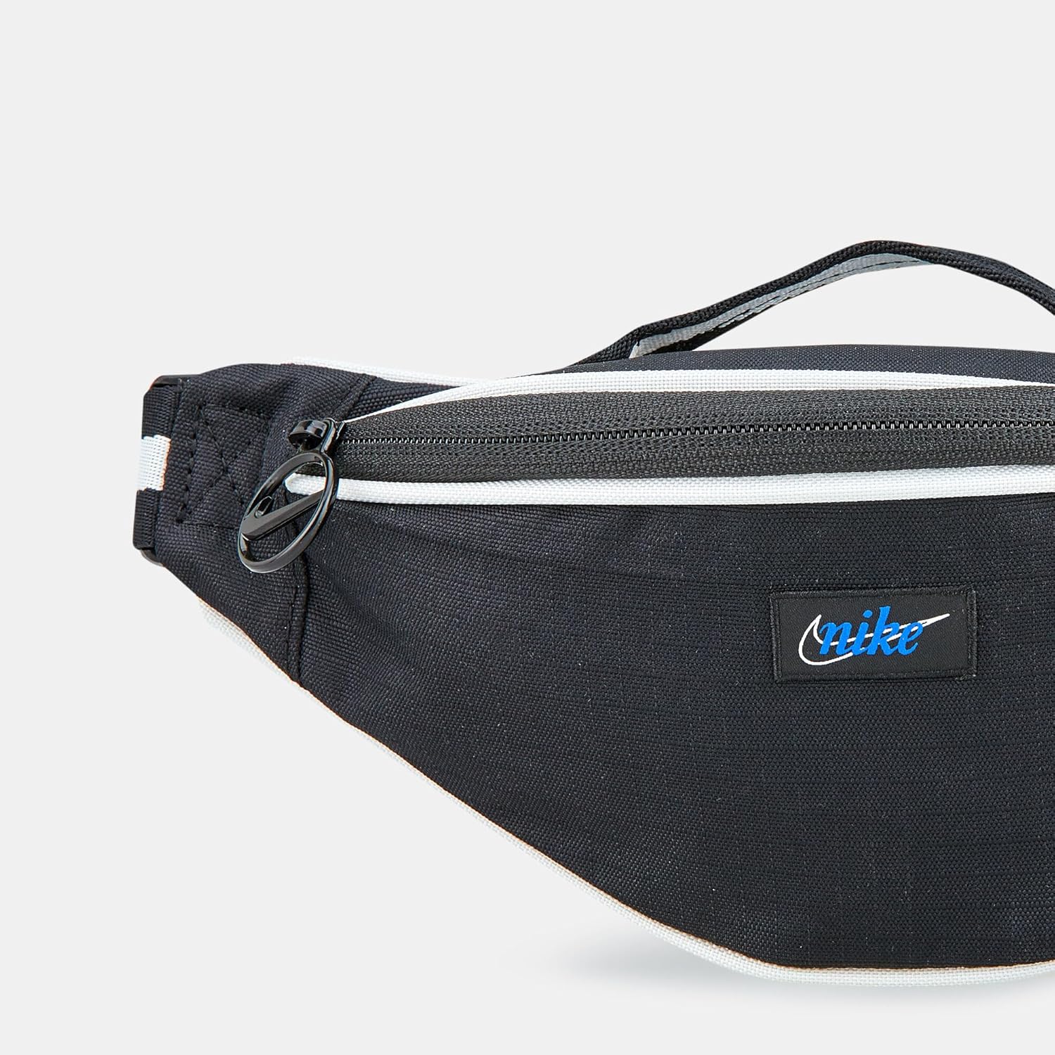 Nike Heritage DR6266 Men's Heritage Retro Waist Pack 1 Litre, Black Black Hyper Royal, One Size
