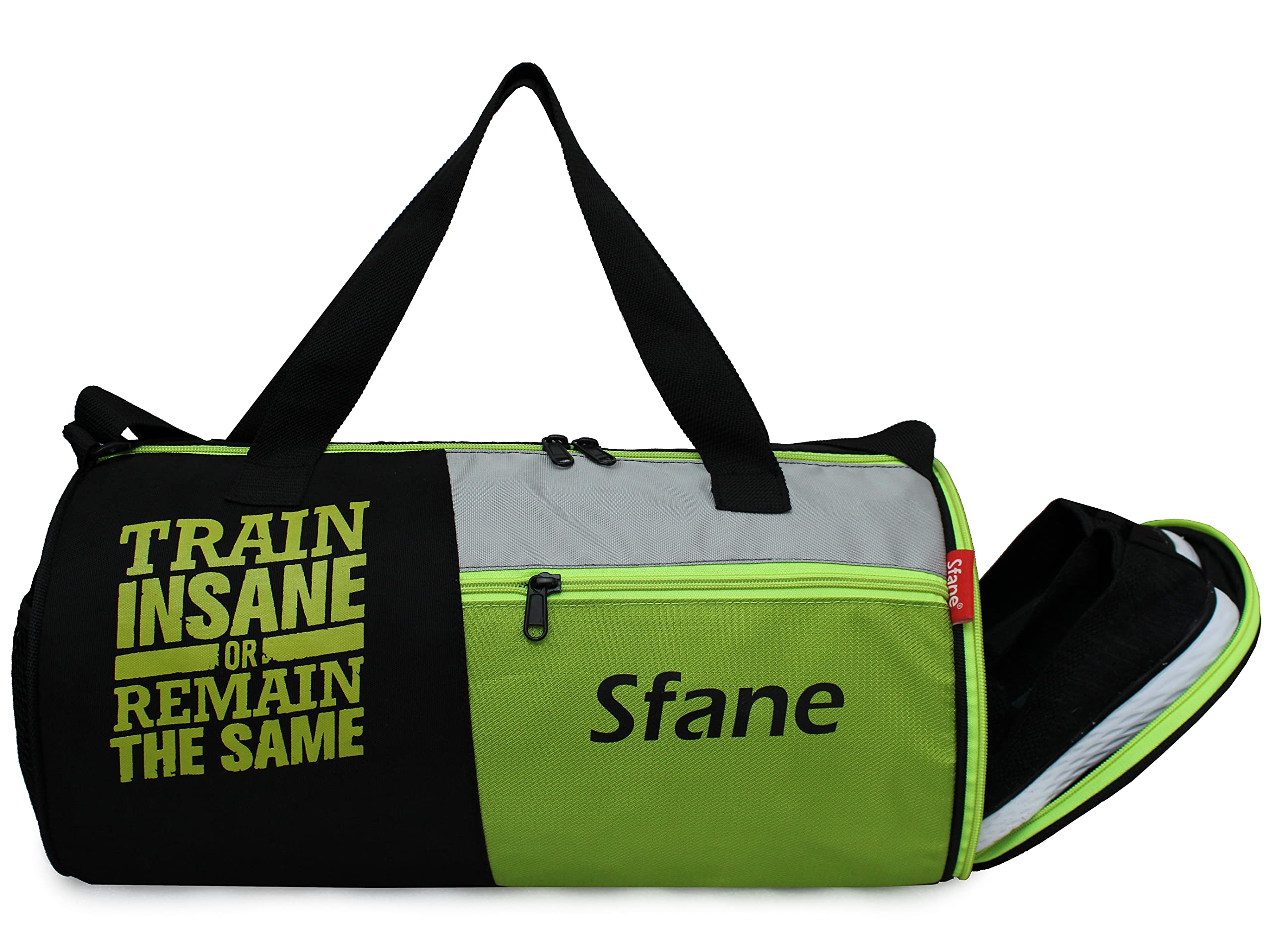 sfane 9.84 inches Sports Gym Bag/Duffle Bag/Sports Bag/Shoulder Bag/Sports Bags/Gym Bags for Men & Women with Shoe Compartment (Neon)-picture-17