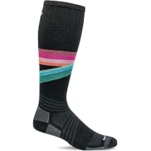 Sockwell Women's Rainbow Racer Ski Moderate Graduated Compression Sock