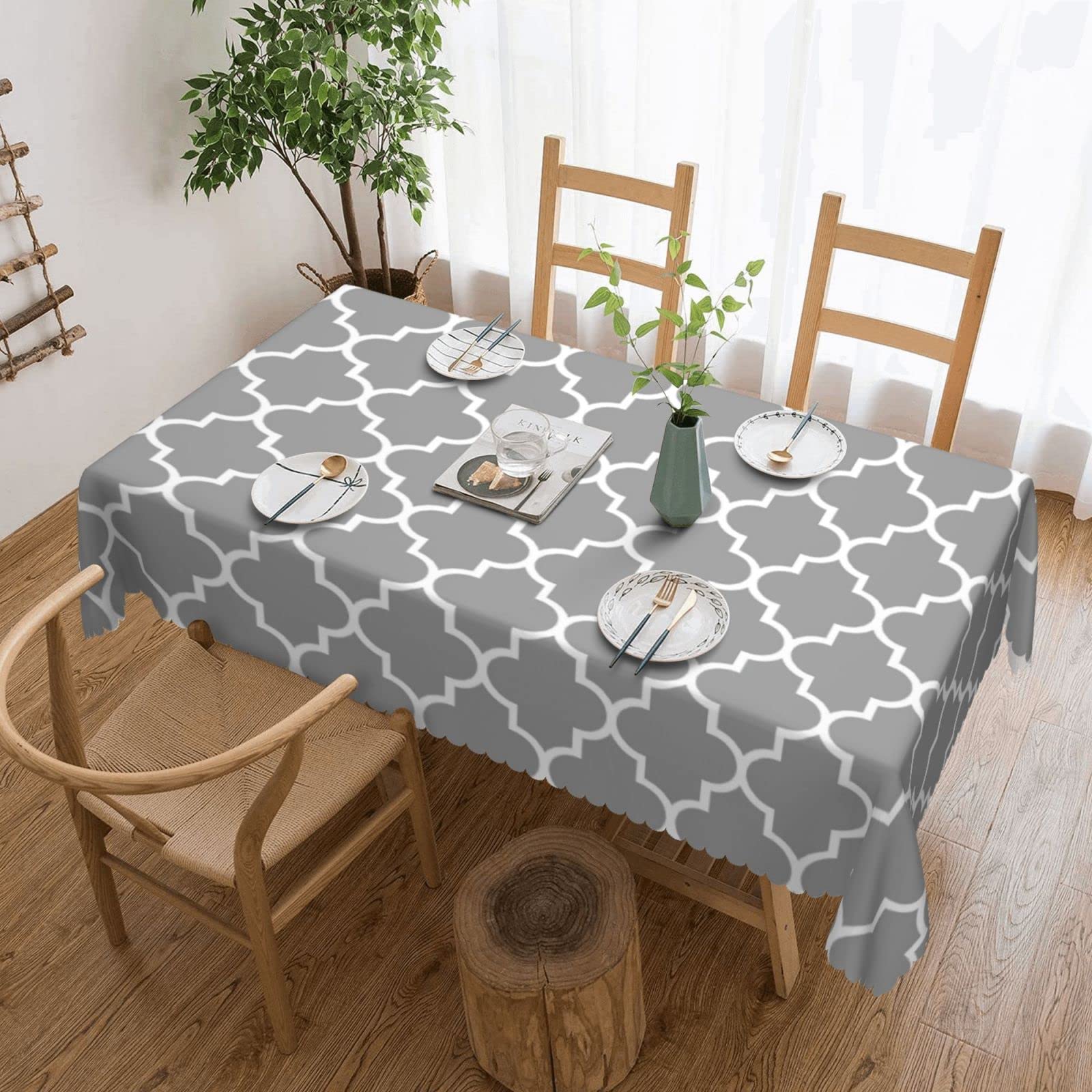 Nappe rectangulaire lavable OUSIKA qui élimine les corvées de repassage