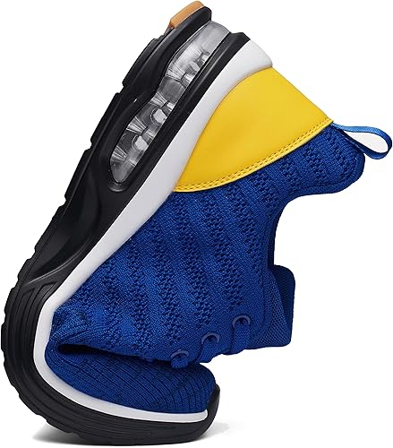 Miniatura 5 de Mishansha Zapatos deportivos para correr para hombre, con cámara de aire, zapatos cómodos para caminar, transpirables, para correr, para hombre,