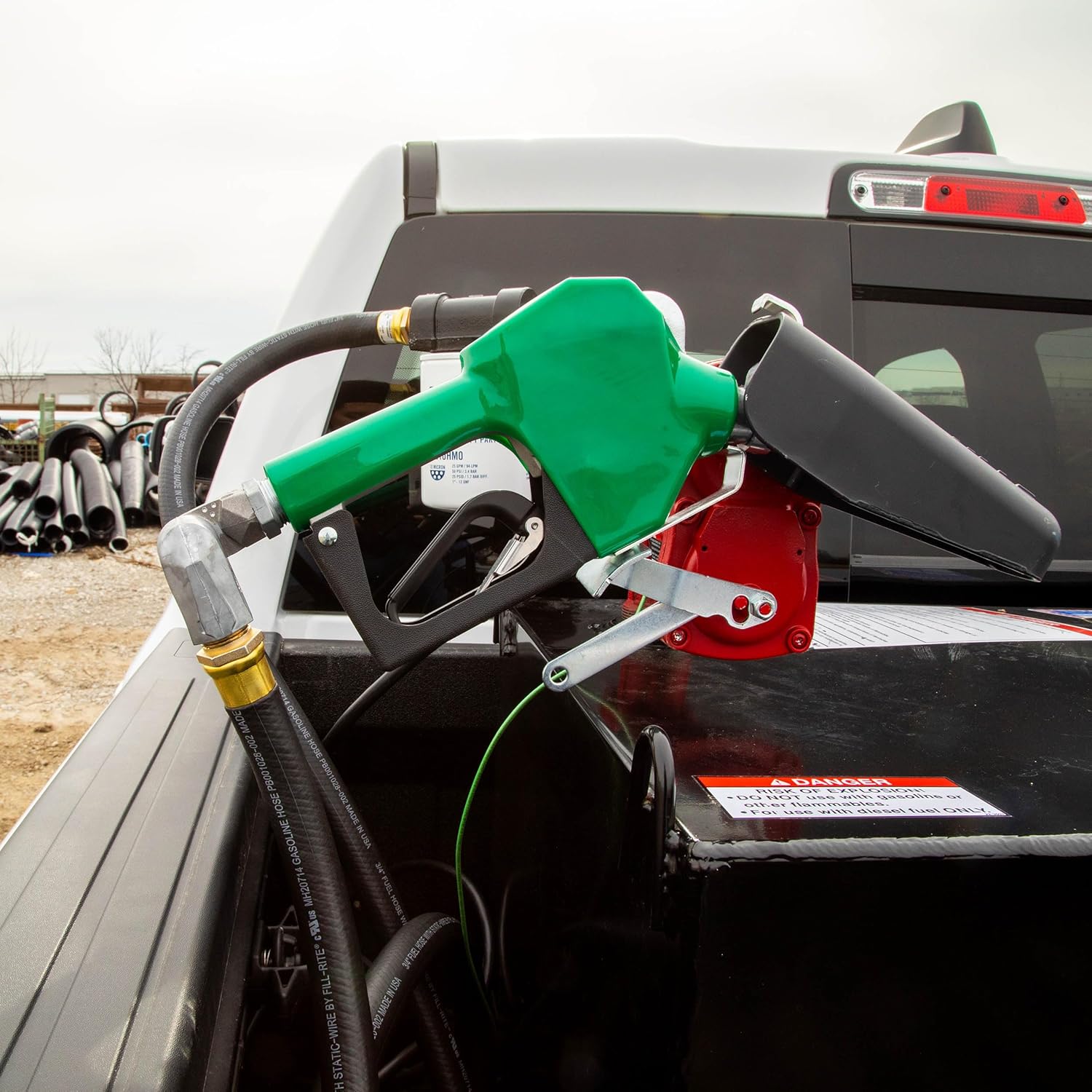 Fill-Rite SDN075GAN ¾" 3 to 15 GPM Automatic Standard Duty Fuel Transfer Nozzle, Green - For Gasoline, Diesel, Biodiesel up to B20, E15 & Kerosene