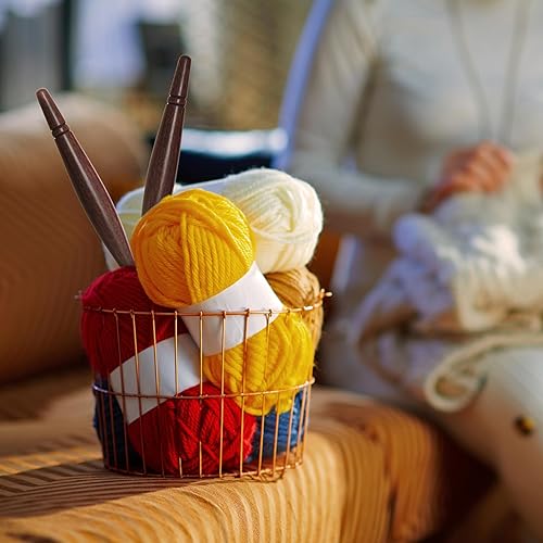 Miniatura 3 de Ommi - Ganchos de ganchillo con mango ergonómico, gancho de ganchillo de madera Narrapi hecho a mano de 7 pulgadas, aguja de tejer, tejido de hilo