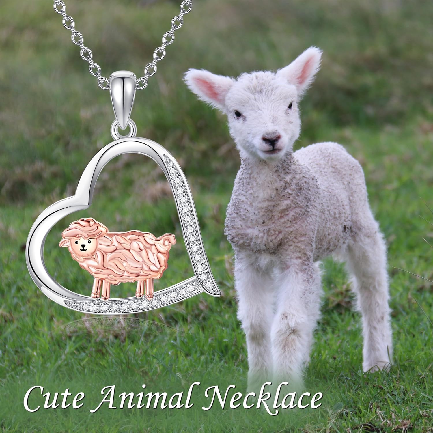 Cute Animal Gifts Sterling Silver Panda/Red Panda/Bunny Necklace Cute Animal Pendant Jewelry for Women Girls Gifts - Image 5