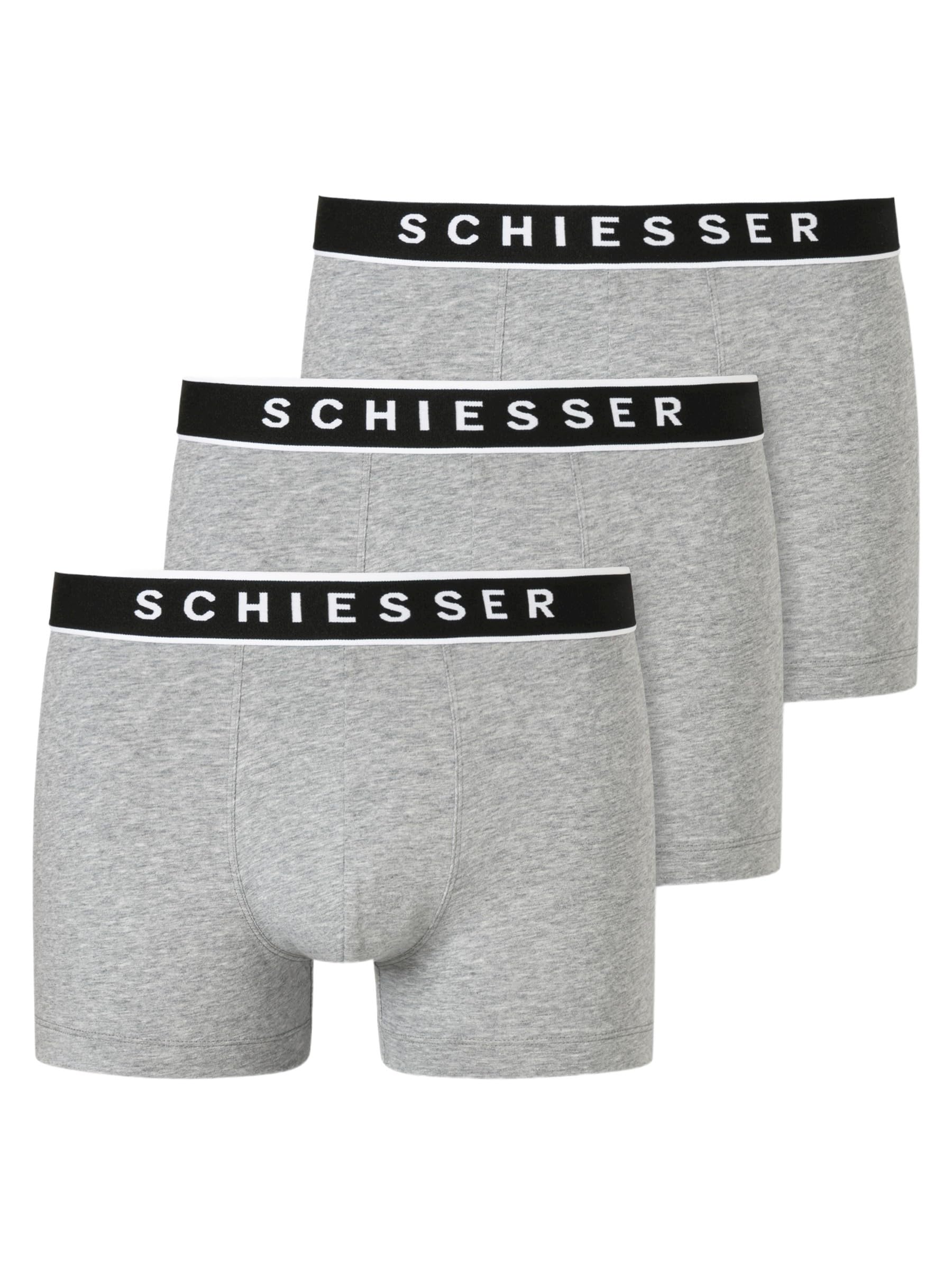 Schiesser Bokserki (szorty) Mężczyźni 95/5 Bawełna Organiczna 3er Pak Bokserek