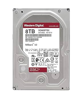 (未使用･未開封品)　WD HDD 内蔵ハードディスク 3.5インチ 8TB WD Red Pro NAS用 WD8003FFBX SATA3.0 7200rpm 256MB 5年保証 bt0tq1u Western Digital 送料無料WD HDD 内蔵ハードディスク 3.5インチ