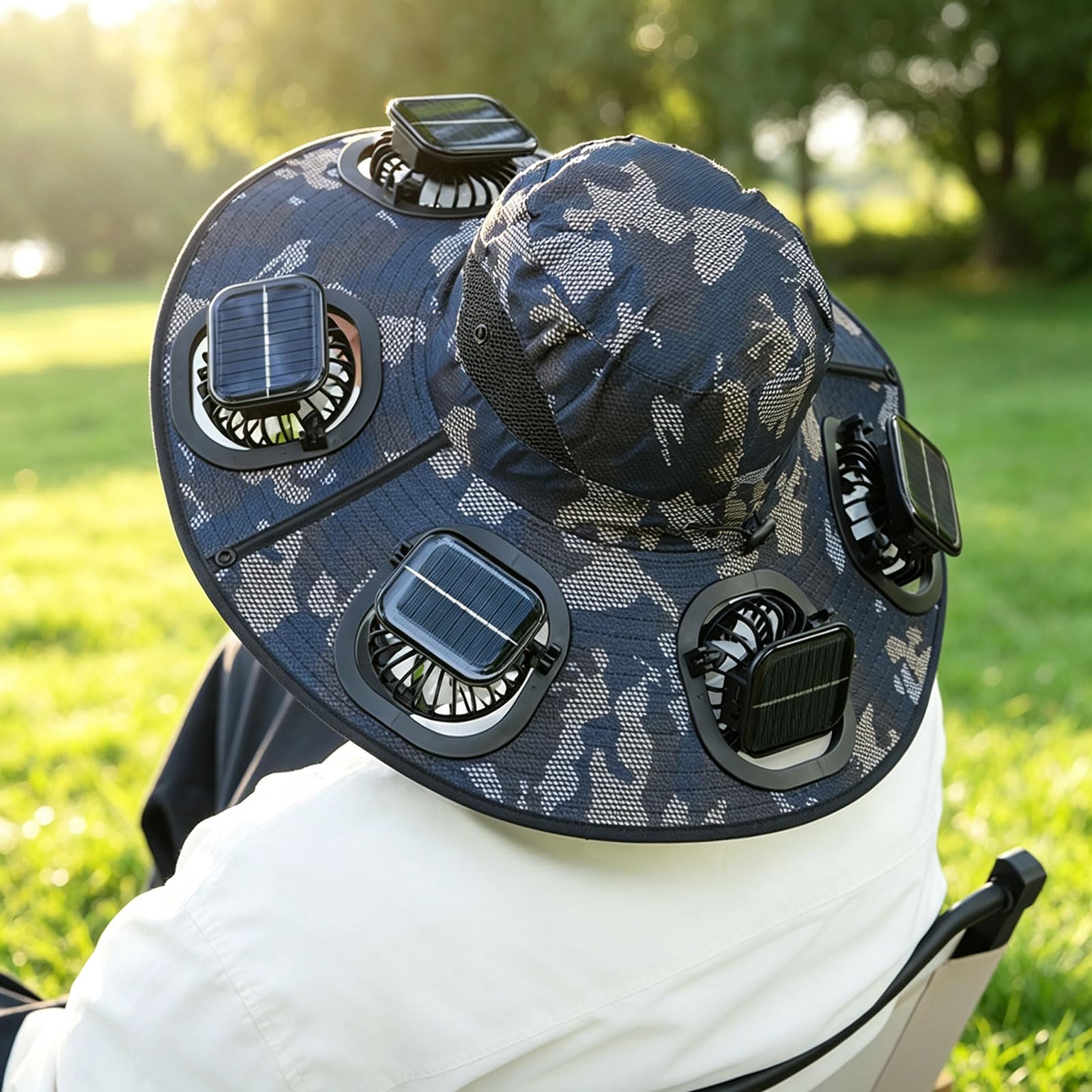 Cappello a ventaglio solare