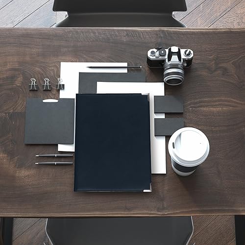 Miniatura 7 de Samsill Classic Collection Business Padfolio, Executive Portfolio, Faux Leather, Silver Corners, Resume Document Organizer, 8.5 x 11 Writing Pad,