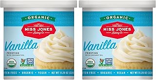 Miss Jones Baking Organic Buttercream Frosting, Perfect for Icing and De...