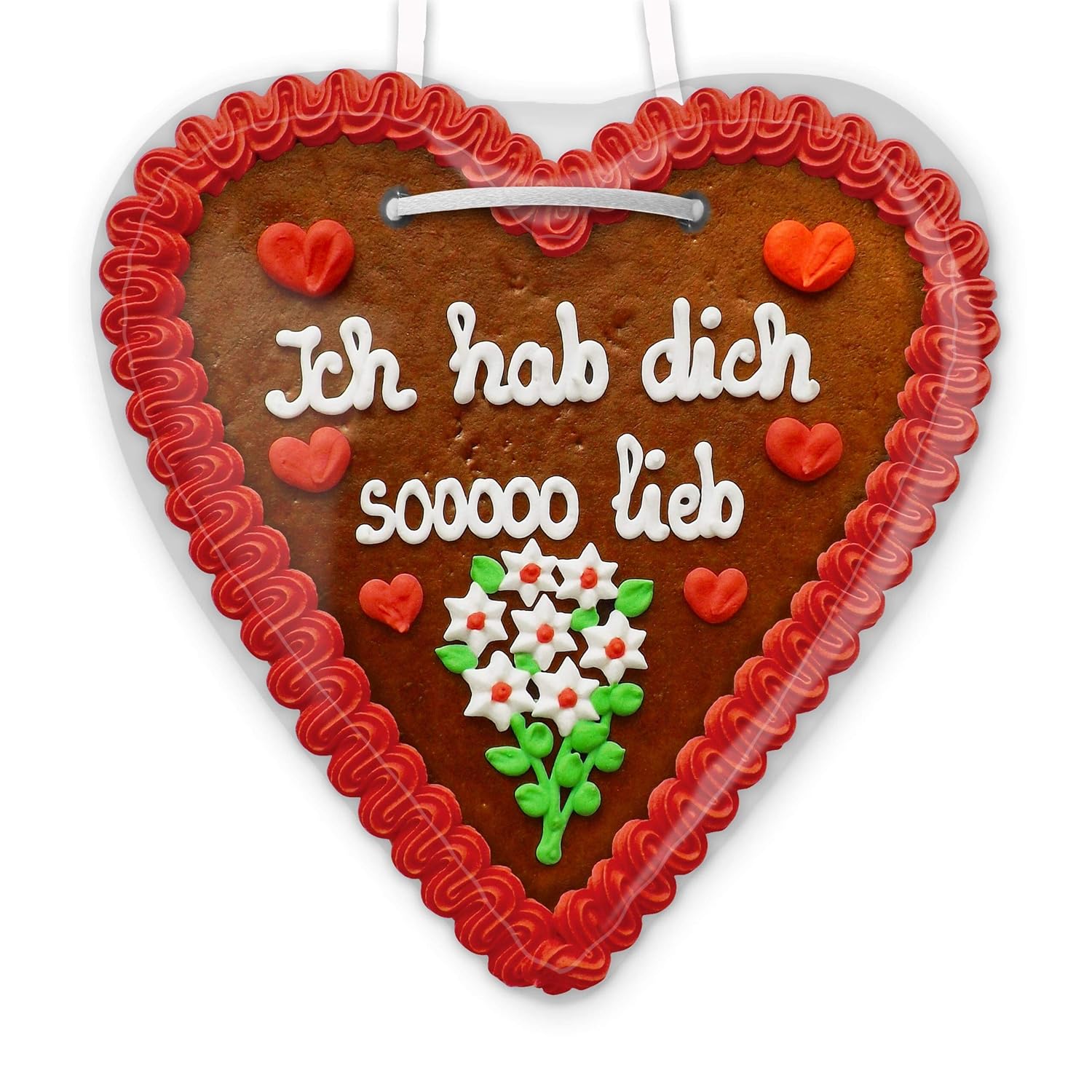 Ich Liebe Dich Lebkuchen Herz 21cm Perfekt Zum Valentinstag Oder Als Geburtstagsgeschenk Fur Freund Und Freundin Amazon De Lebensmittel Getranke