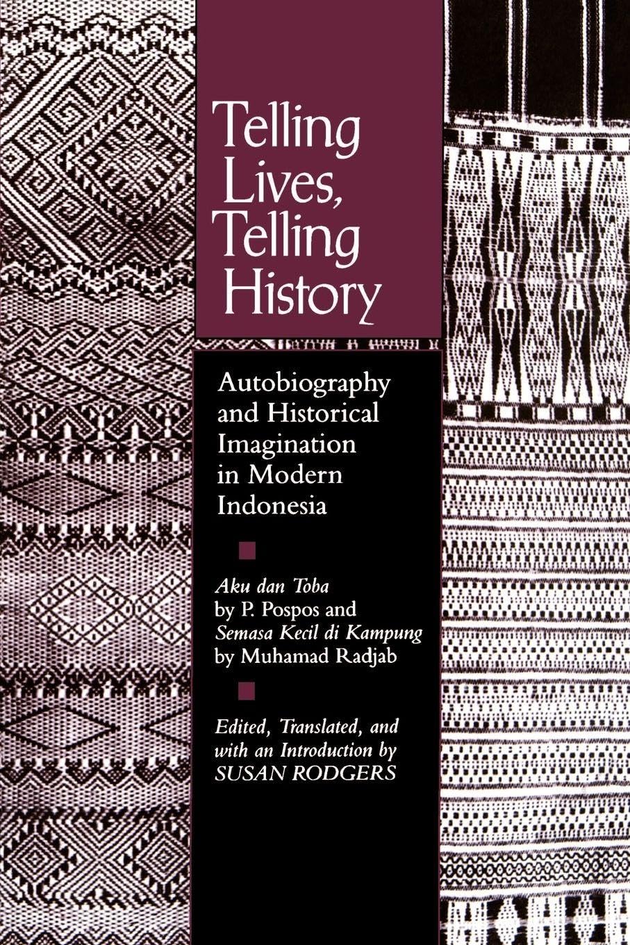 Telling Lives Telling History by Susan Rodgers PAPERBACK 9780520085473