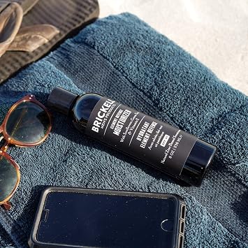 Brickell Men's Element Defense SPF45 Moisturizer for Men, Mineral Sunscreen, Hydrates and Protects Skin Against UVA/UVB Rays, With Zinc, Vitamin E, and Green Tea, 8 Ounce, Unscented