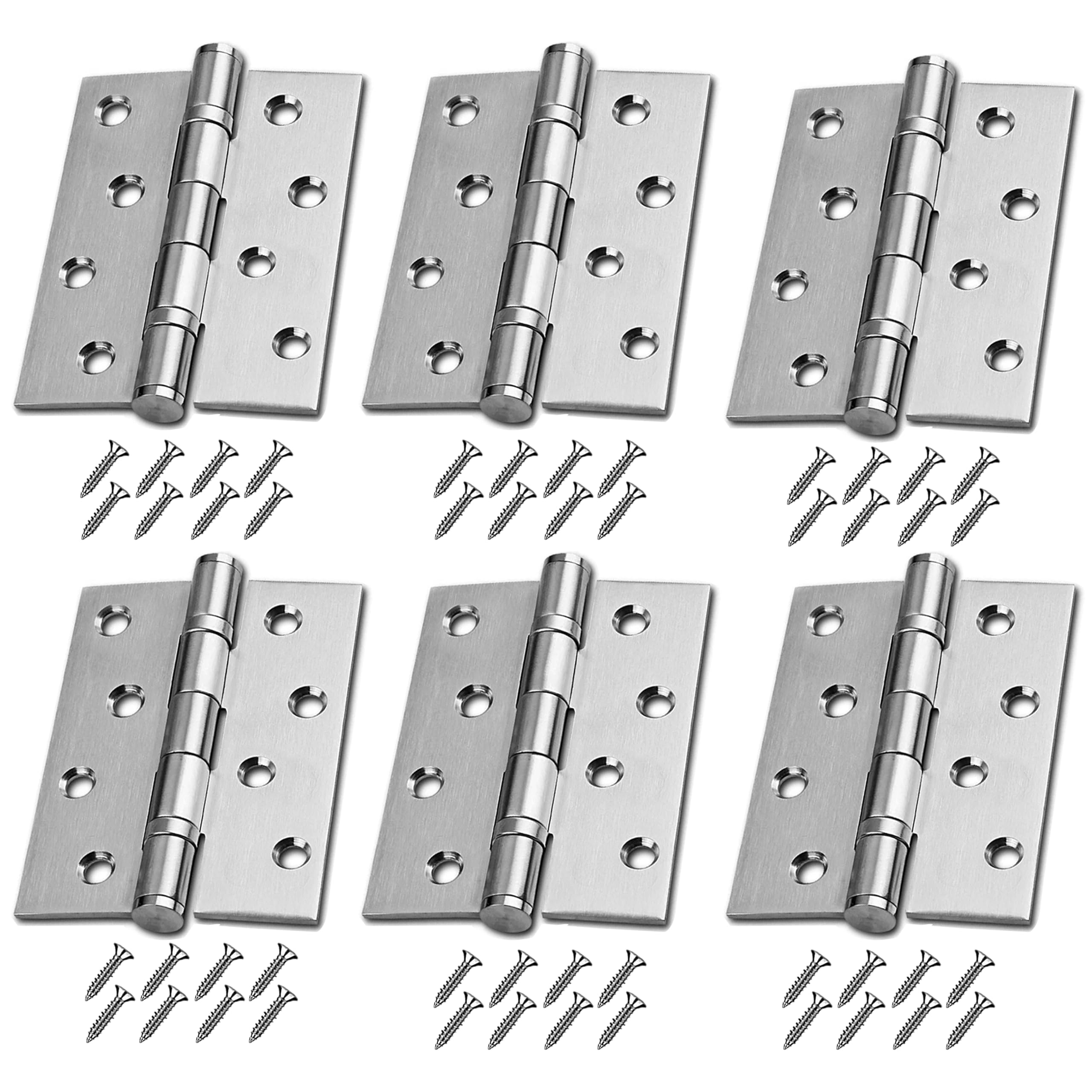 Charnières de porte en acier inoxydable contre la rouille et les bruits de grincement