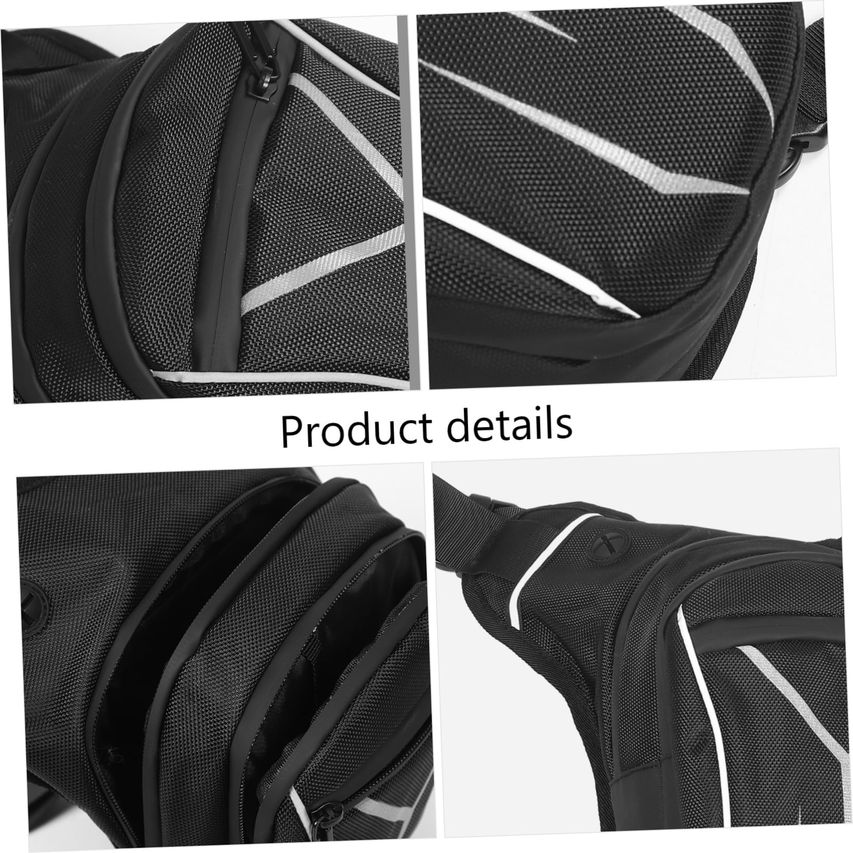 Gatuida Bolsa de Cintura y para Motocicleta Riñonera Multifuncional Ajustable para Running y Actividades Material Oxford Resistente al Agua para Hombres y Mujeres Accesorio de Deporte