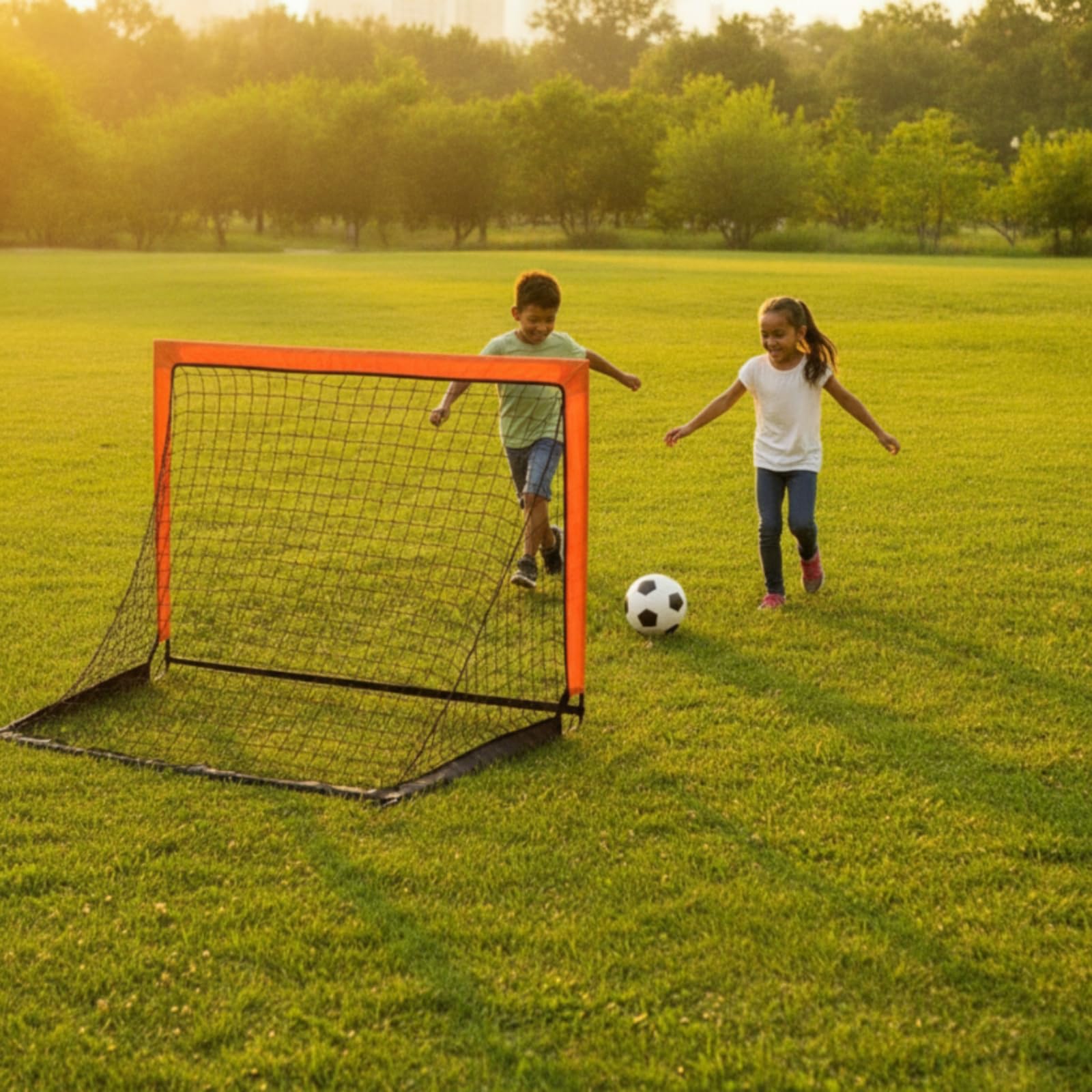 Porta da Calcio Robusta | Portatile, Compatta, Porta da Calcio da Giardino, per Allenamento, Palestra