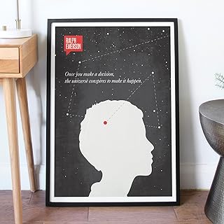 Poster Quote, Literary Quote, Art Print, Minimalist Poster, Quote, Illustration, Minimalist Quotation Print - Ralph Waldo Emerson