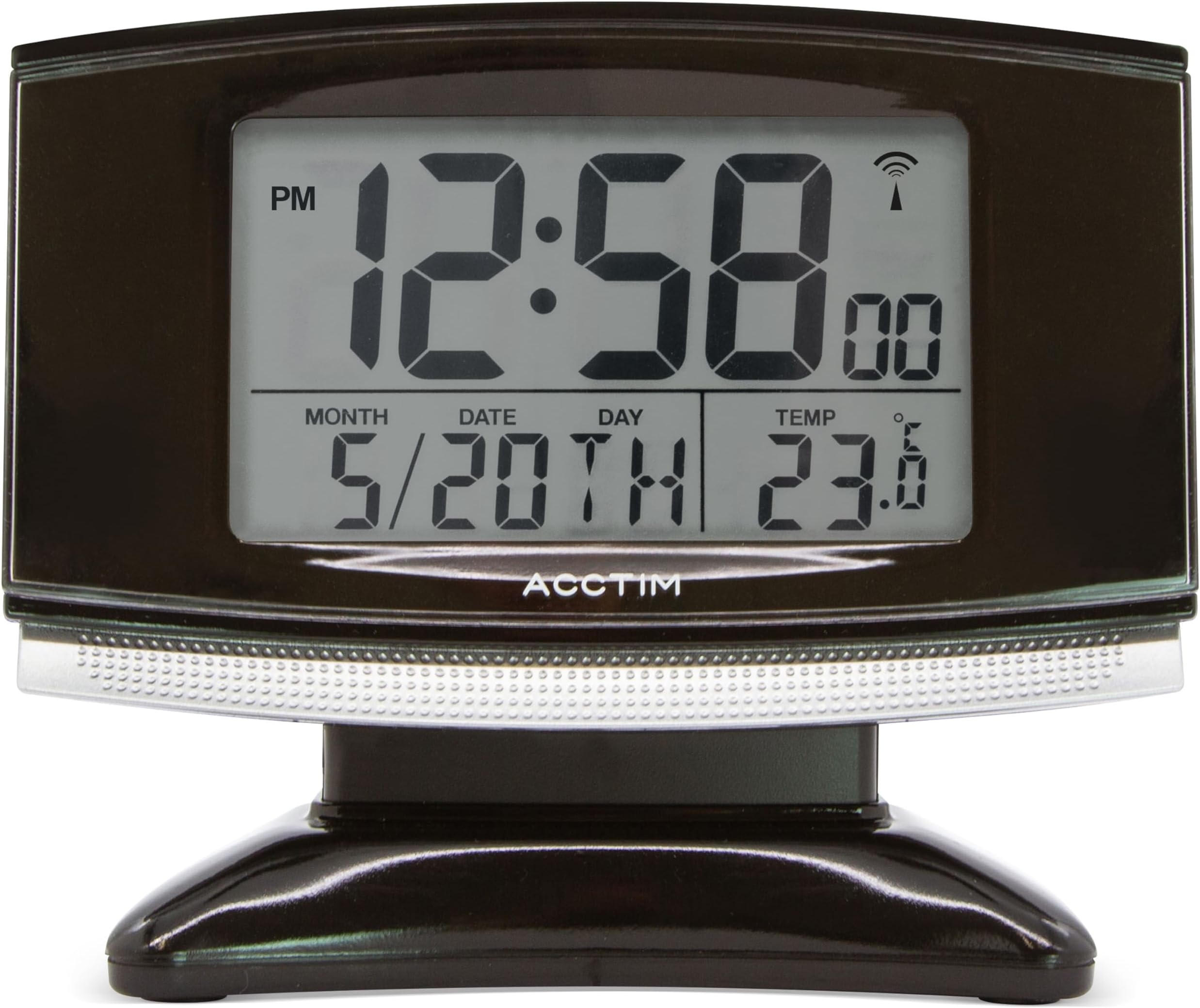 Acctim 71207 Acura Smartlite® Radio Controlled Alarm Clock, Black