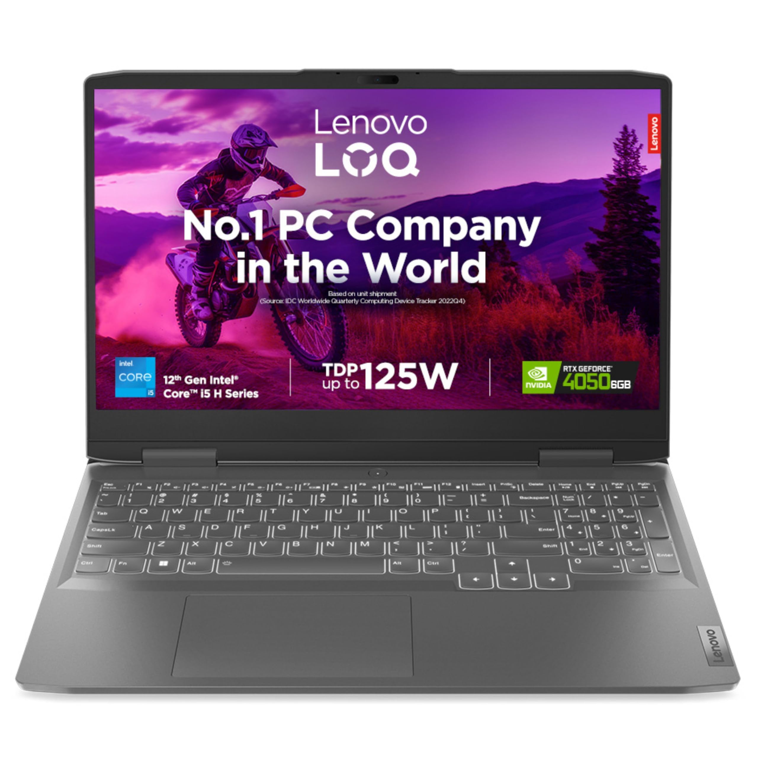Lenovo LOQ Intel Core i5-12450H 15.6" (39.6cm) FHD IPS 144Hz 350Nits Gaming Laptop (16GB/512GB SSD/Win 11/NVIDIA RTX 4050 6GB Graphics/Office 2021/3 Month Game Pass/Storm Grey/2.4Kg), 82XV00F6IN (B0CR1J1WKL) Amazon Price History, Amazon Price Tracker
