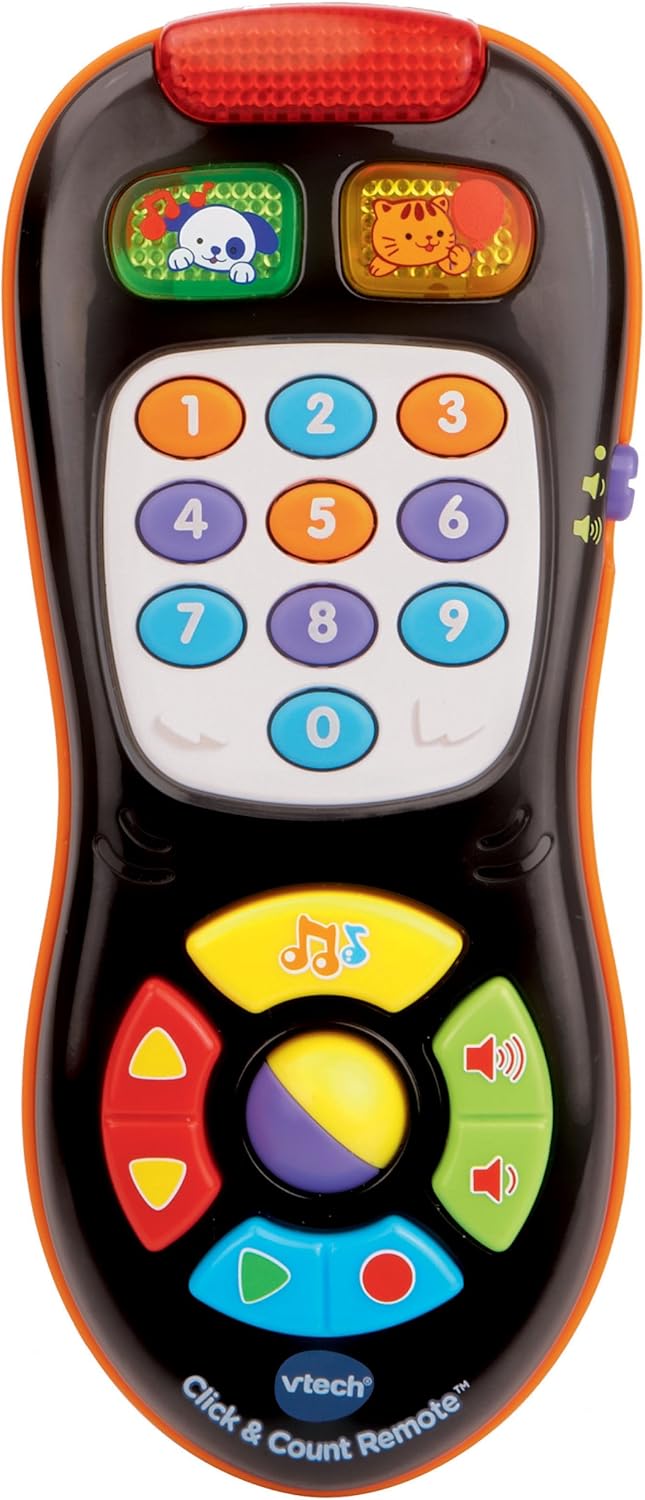 VTech Click and Count Remote, Black Toys & Games