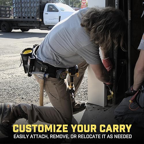 Miniatura 4 de Holstery HammerMaster Bucle Porta Martillo - Funda de Cinturón con Clip para Herramientas Sostiene Martillos, Hacha o Mazo