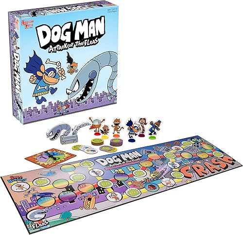 University Games Dog Man: El ataque de las pulgas juego (UG-07010)