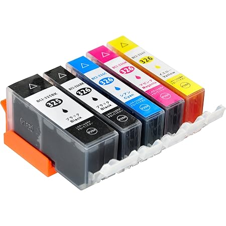 Amazon 互換インク 5色セット i 326 325 5mp ノーブランド品 インクカートリッジ 通販
