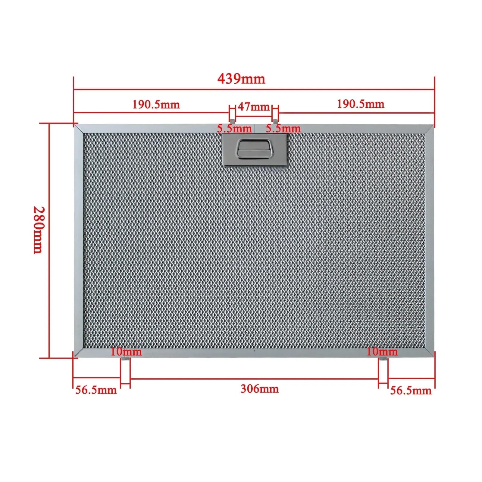 Filtro De Campana Extractora, Compatible Con Teka, 81455031