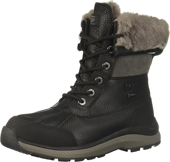 UGG Women's Adirondack III Boot, Black, 8