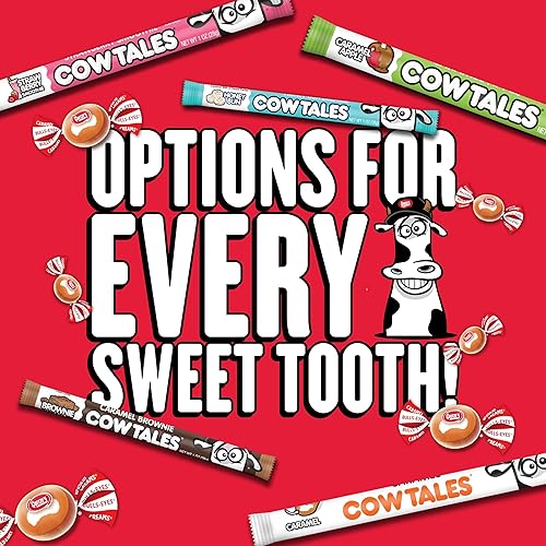 Miniatura 7 de Goetze's Candy Sweet Shoppe Cow Tales Mix - Batido de fresa y manzana de caramelo - 36 unidades - Recipiente - Recién salido de la fábrica