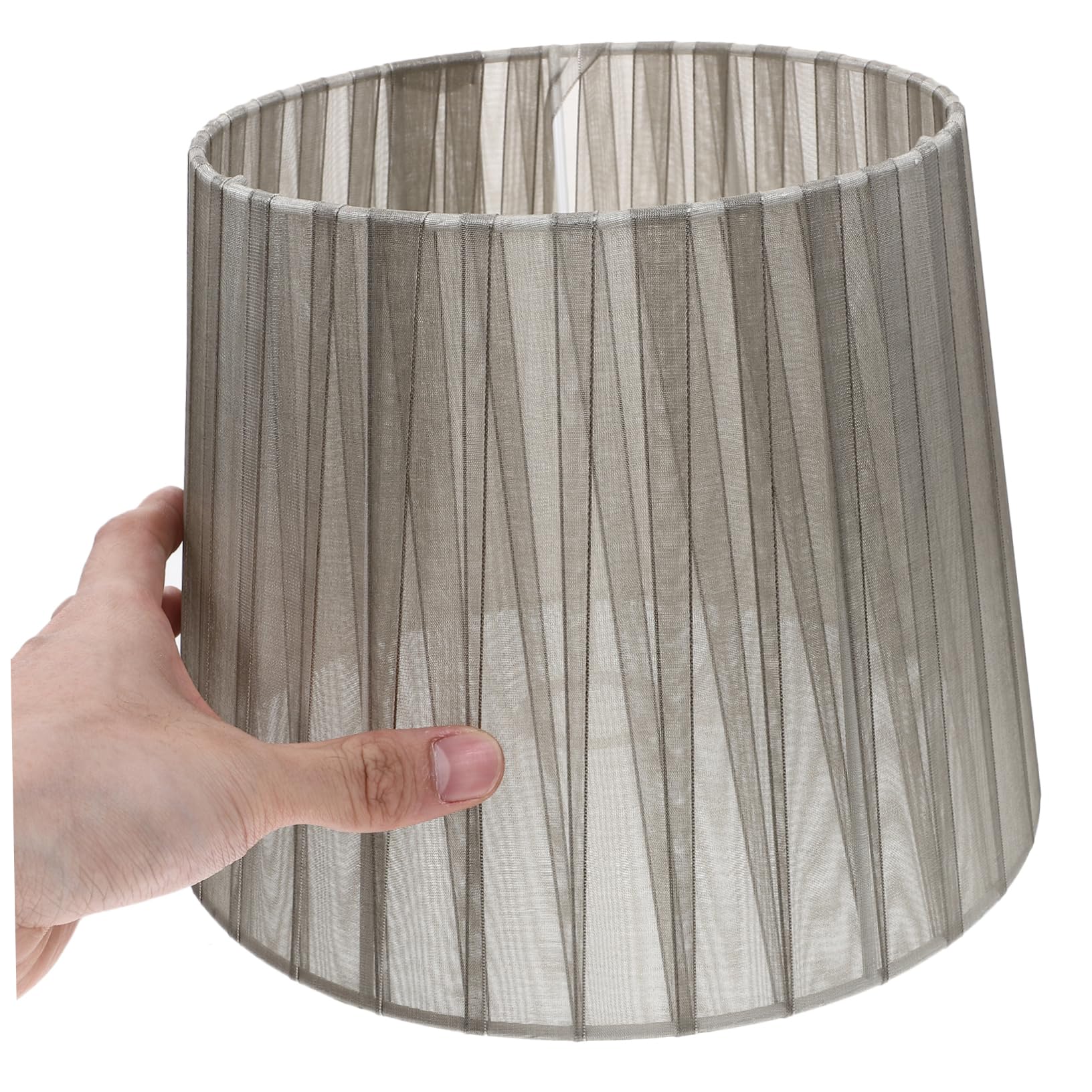 ABOOFAN Floor Light Covers Light Fixtures Silk Ribbon Lampshade Lamp Shades Lamp Shade Replacement Grey Light Shades Bedside Lamp Shade E14 Ceiling Floor Lamp Snow Gauze Belt