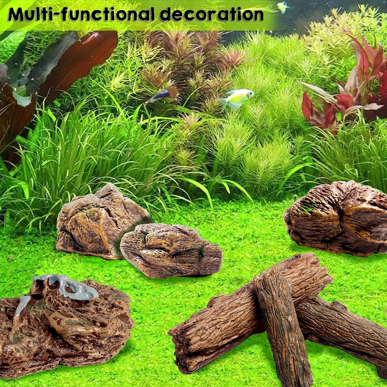 Warmtree 68 Pcs Mixed Model Trees Forest Animals Figures Miniature Stumps, Ho Scale Plastic Trees for Projects 1.1-4 inch(3-10cm), for Diorama Supplies Micro Train Landscape Railway Sand Table