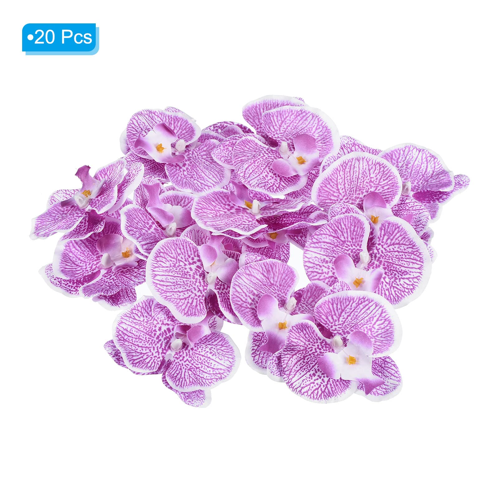 PATIKIL 3.5" Artificial Orchid Flower Heads - Image 3