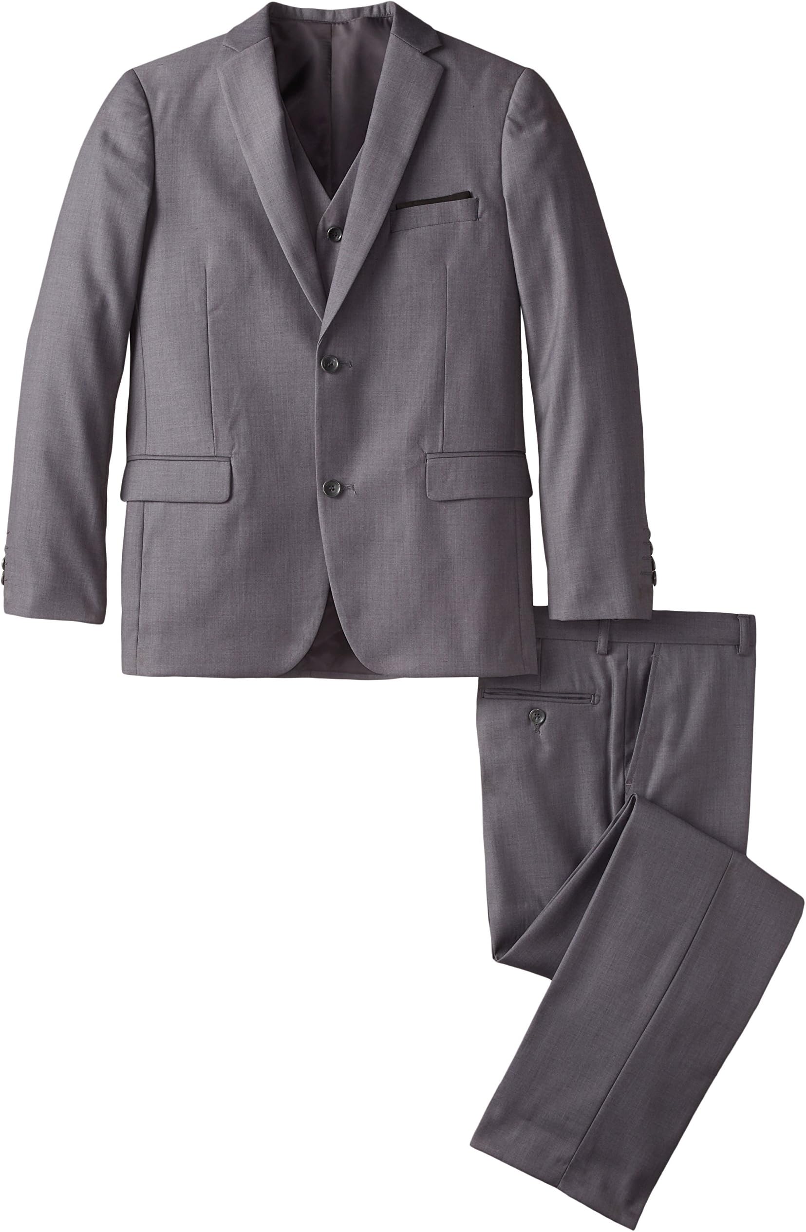 a.x.n.y Boys' Tailored Solid 3 Piece Suit