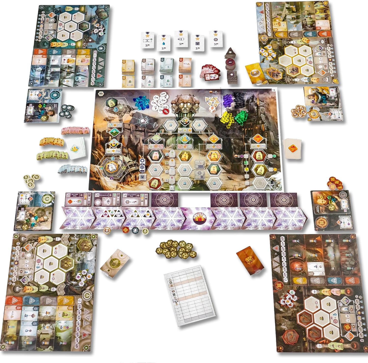 Anachrony - Gioco in Scatola di Strategia - Viaggi nel Tempo e Civilizzazioni Futuristiche - Da 1 a 4 Giocatori - Edizione Italiana