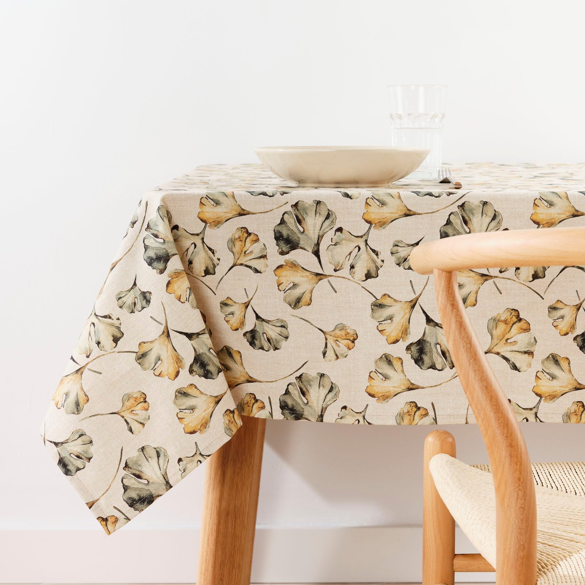 BELUM 0120-333 Stain-Resistant Tablecloth 100% Organic Cotton Fabric 100 x 155 cm
