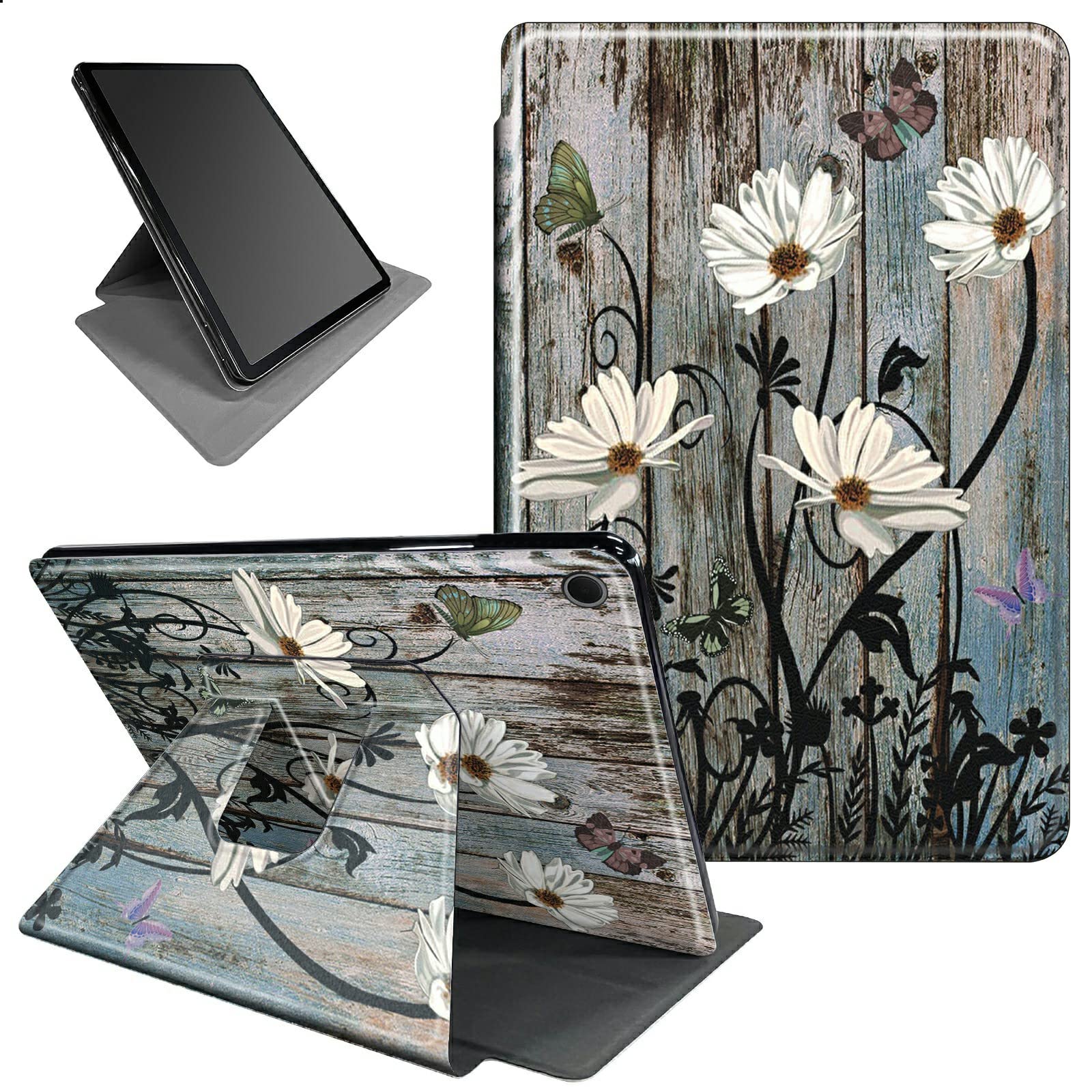 BFSEROBJ for Samsung Galaxy Tab A9 Plus Case 360 Rotating Degree Stand Lightweight Protective Smart Cover with Auto Wake/Sleep Tablet Case for Samsung