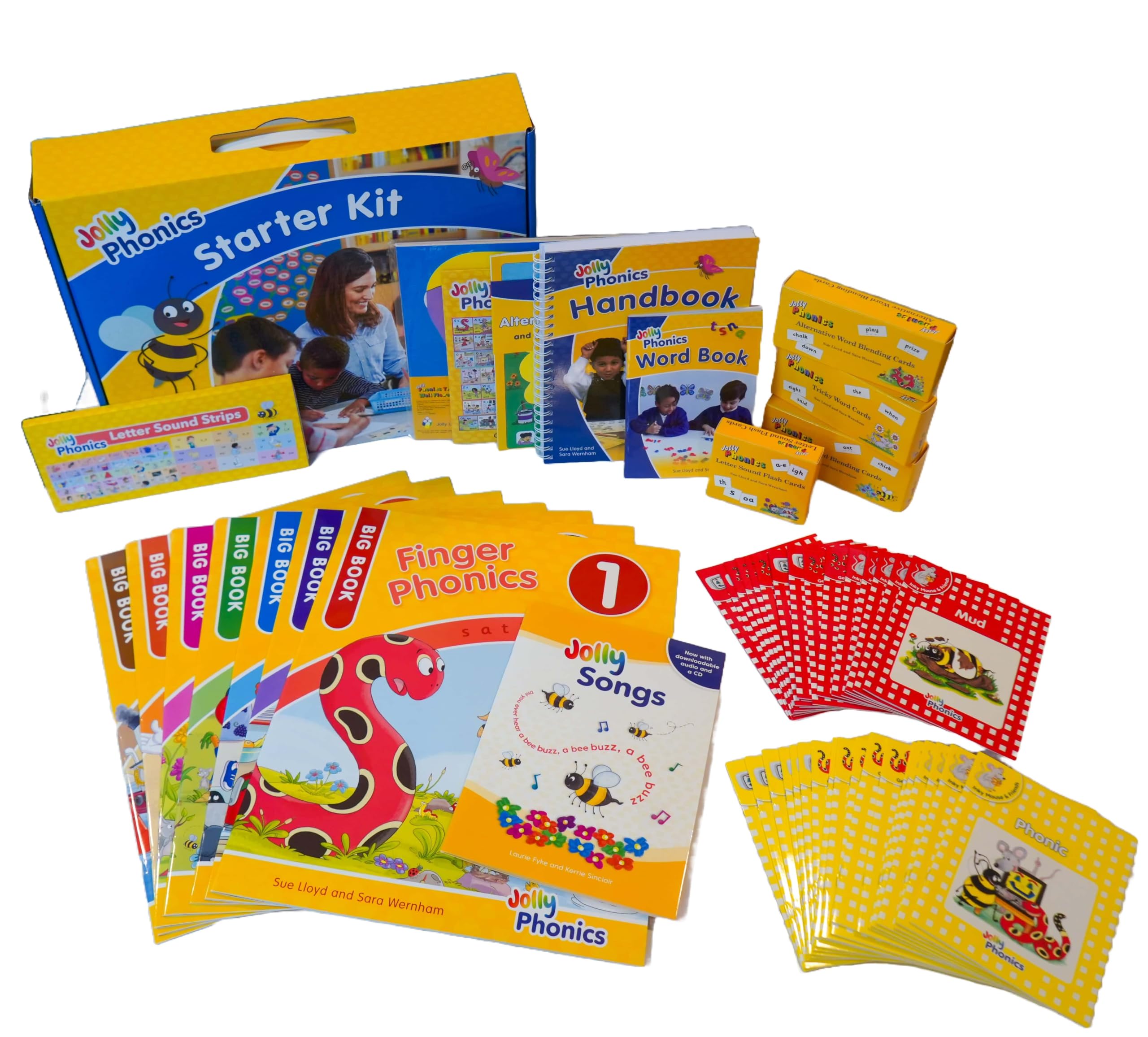 Jolly Phonics Starter Kit Extended: In Precursive Letters (British