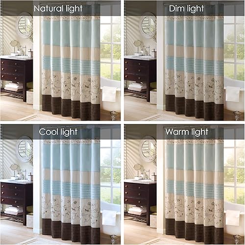 Miniatura 6 de Cortina de ducha bordada Serene