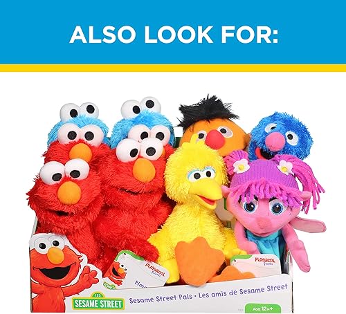 Miniatura 6 de Sesame Street Mini muñeca de Elmo de peluche: juguete Elmo de 10 pulgadas para niños pequeños y preescolares, juguete para niños de 1 año en adelante
