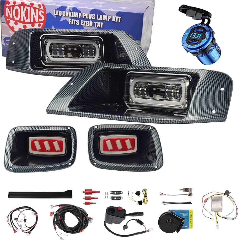 Amazon.com: NOKINS golf cart LED Light Kit.for EZGO TXT 1996