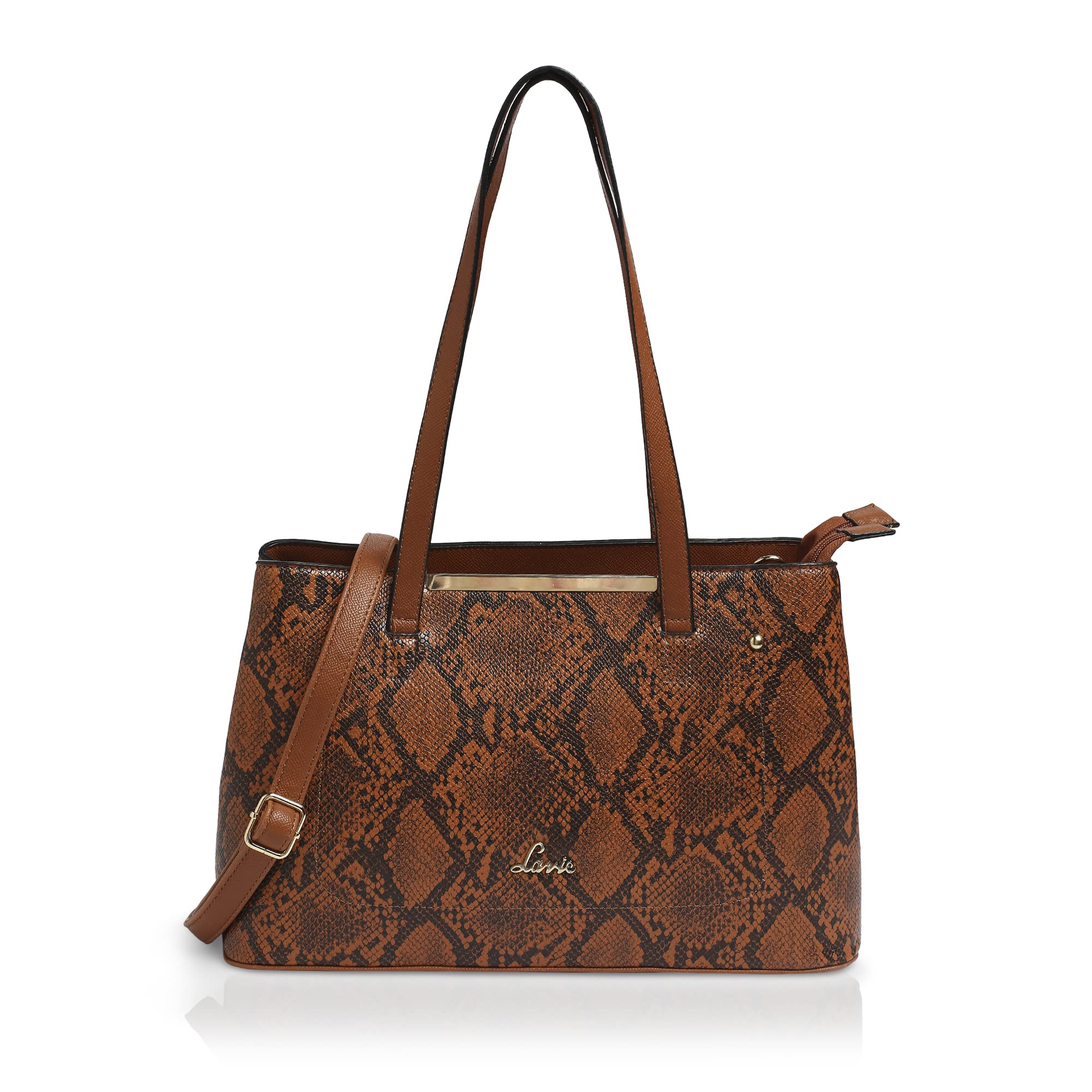 Lavie Python Viga Womens Medium Satchel(Tan) (B0B567RXQ2) Amazon Price History, Amazon Price Tracker